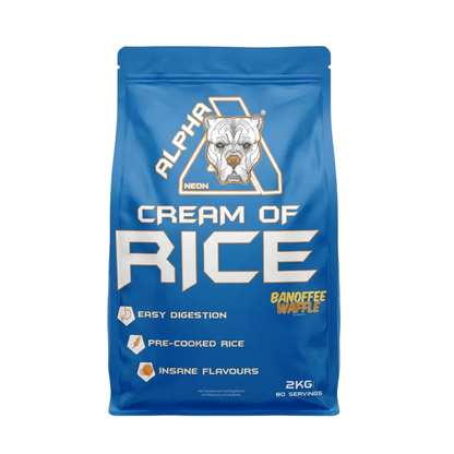 Alpha Neon Cream Of Rice 2kg Banoffee Waffle packshot