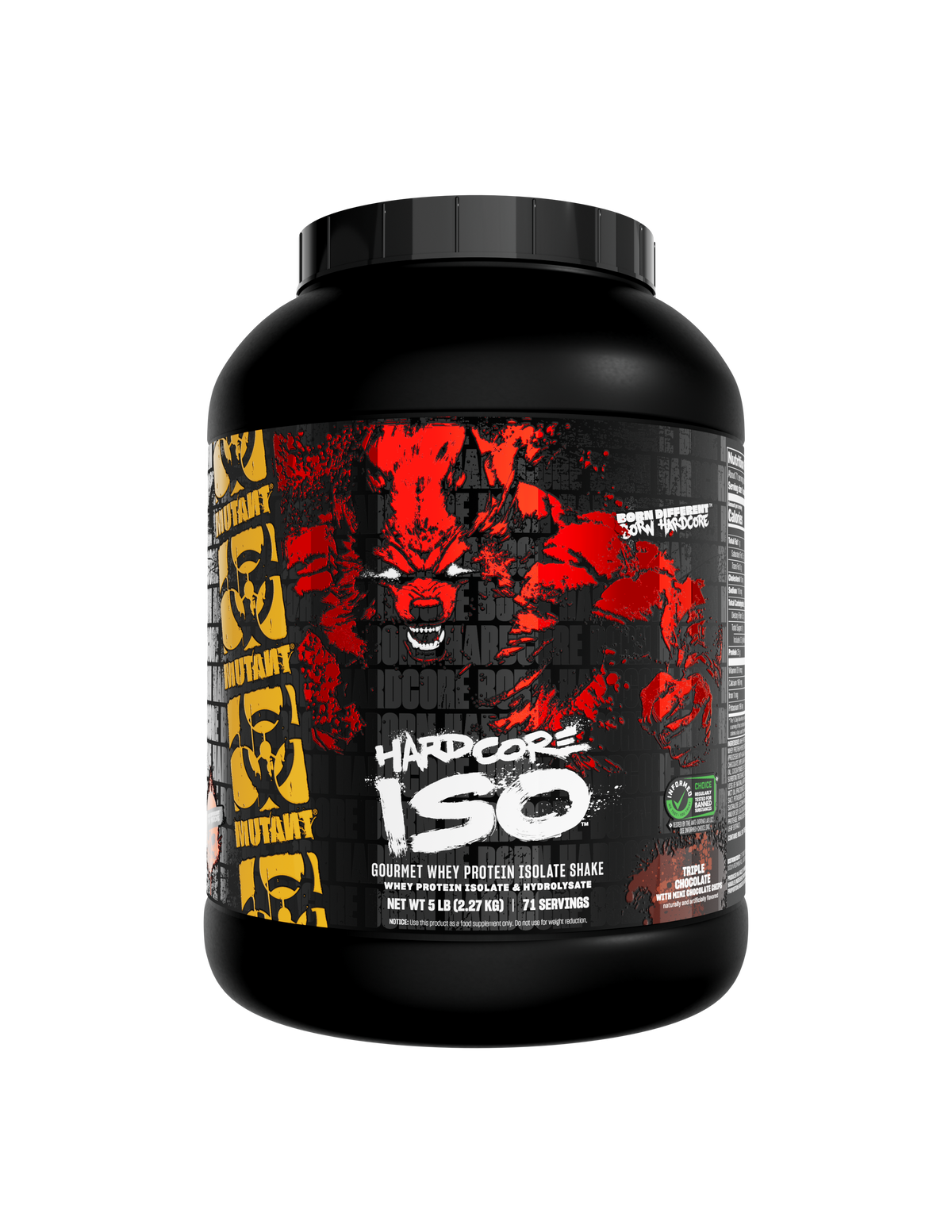 Mutant Hardcore Iso 2.27kg - Triple Chocolate