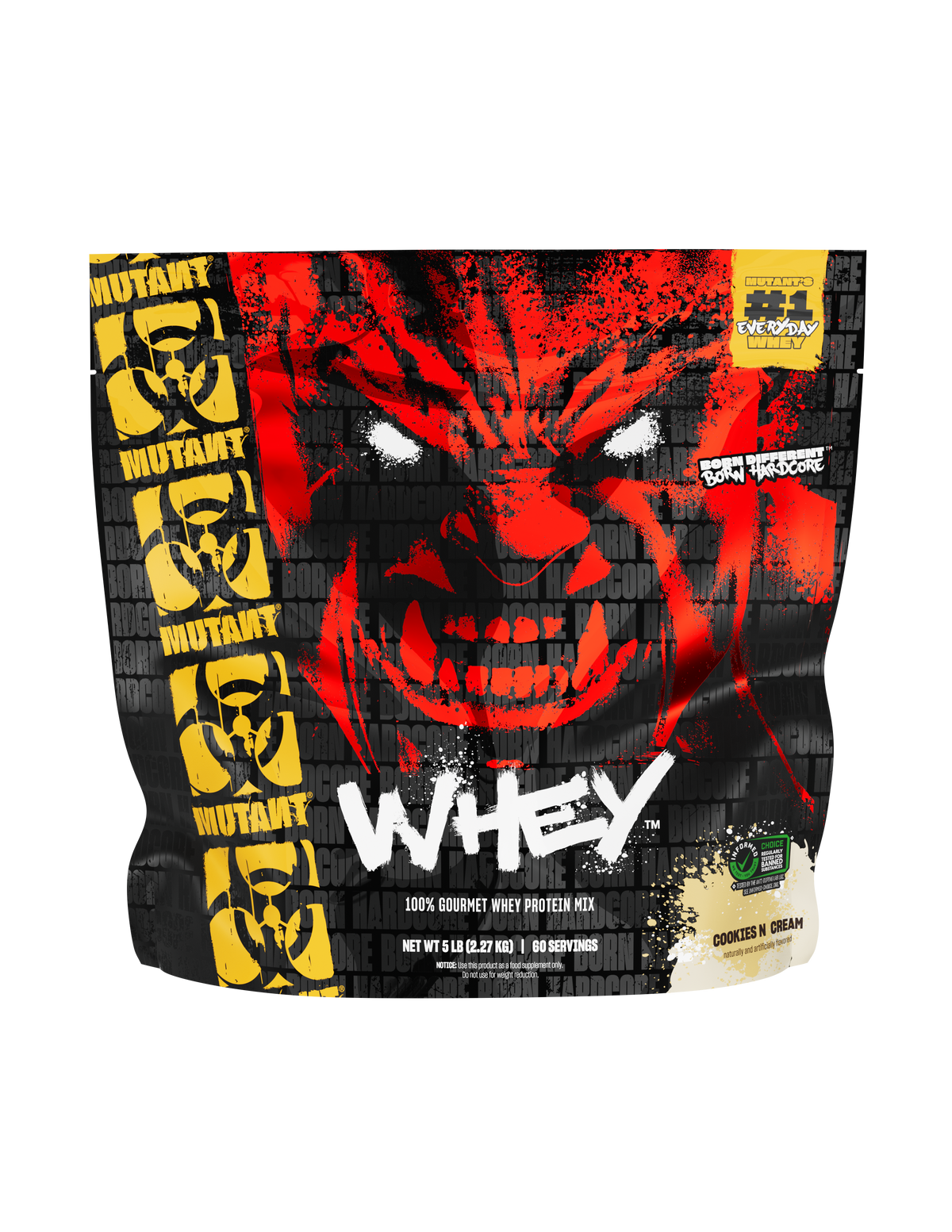 Mutant Whey 2.27kg Cookies & Cream packshot