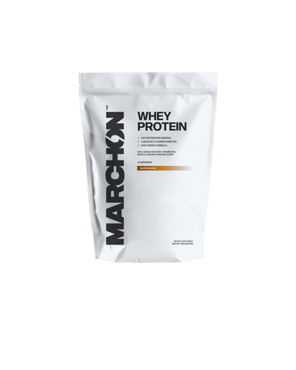 Marchon Supplements Whey Protein 1kg Salted Caramel packshot