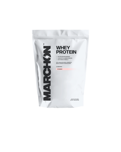 Marchon Supplements Whey Protein 1kg Strawberry packshot