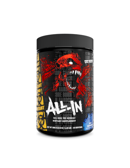 Mutant All-In Pre-Workout 500g Blue Raspberry packshot