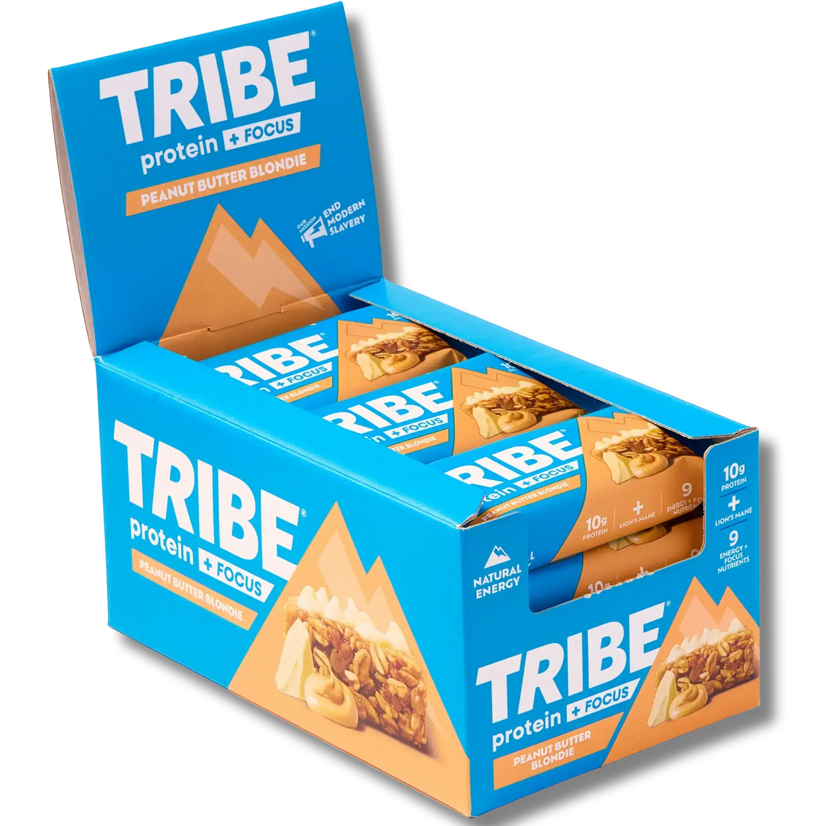 Tribe Protein + Focus Flapjack 12x60g - Peanut Butter Blondie