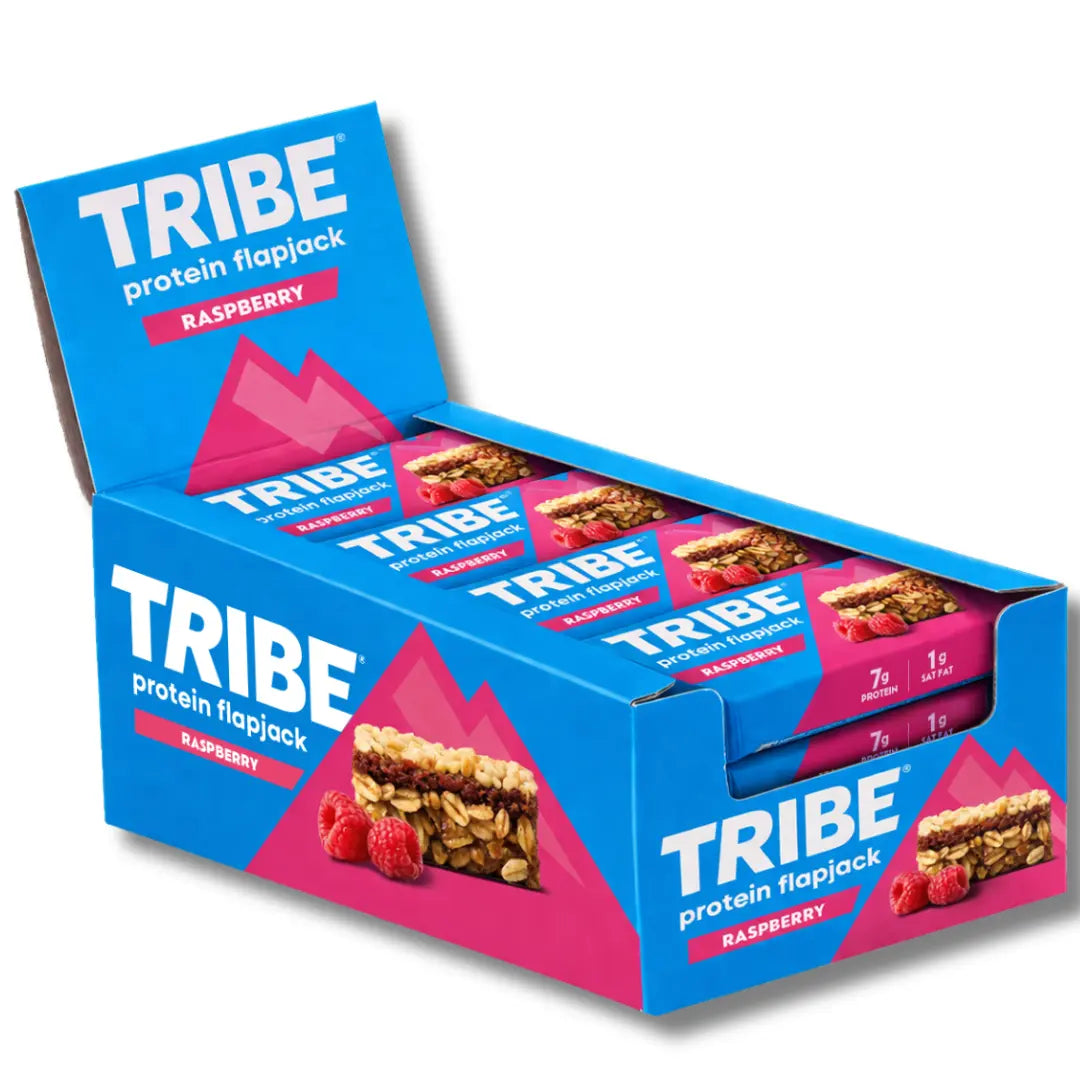 Tribe Protein Flapjack 12x50g - Raspberry