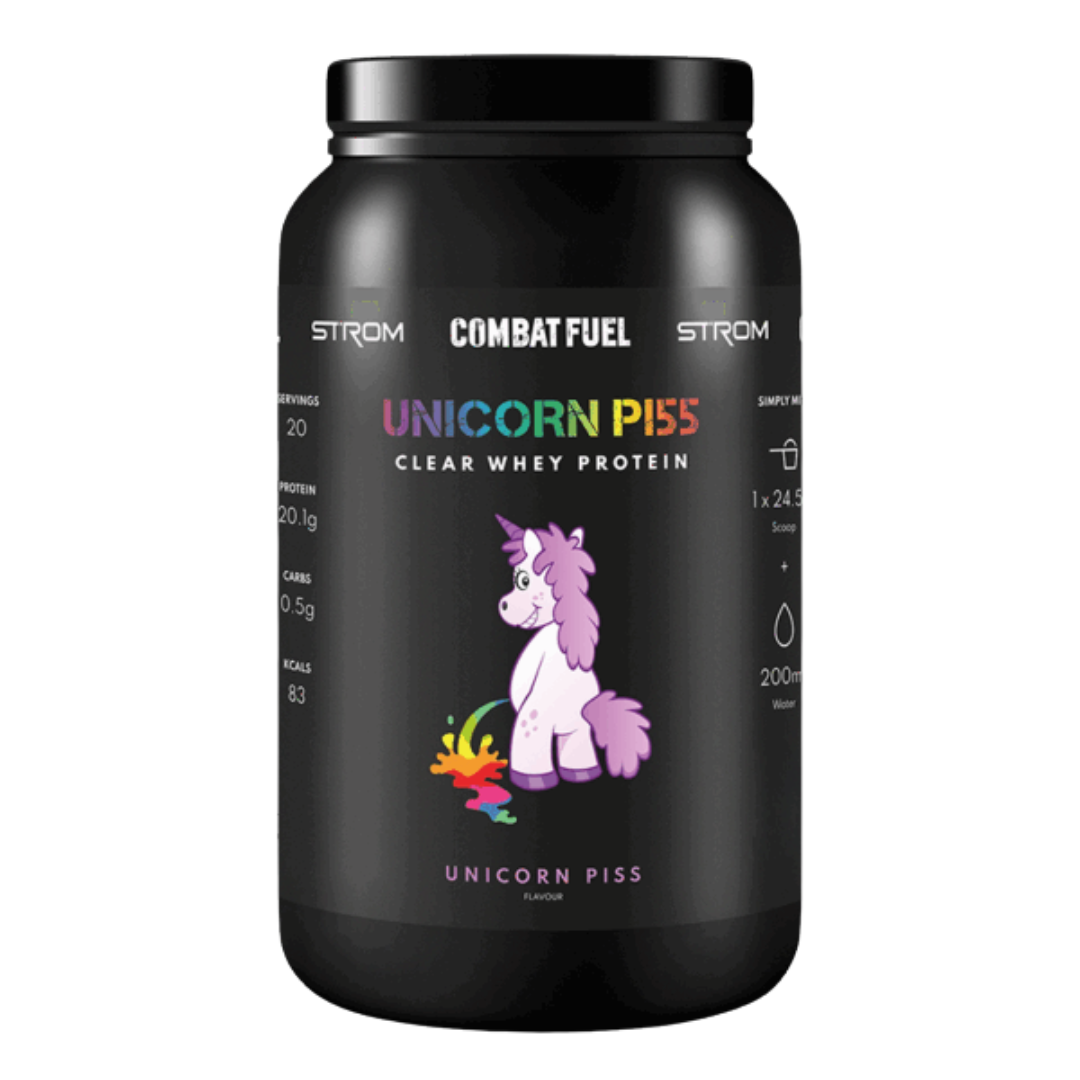 Combat Fuel Clear Whey Protein 490g Unicorn Piss packshot
