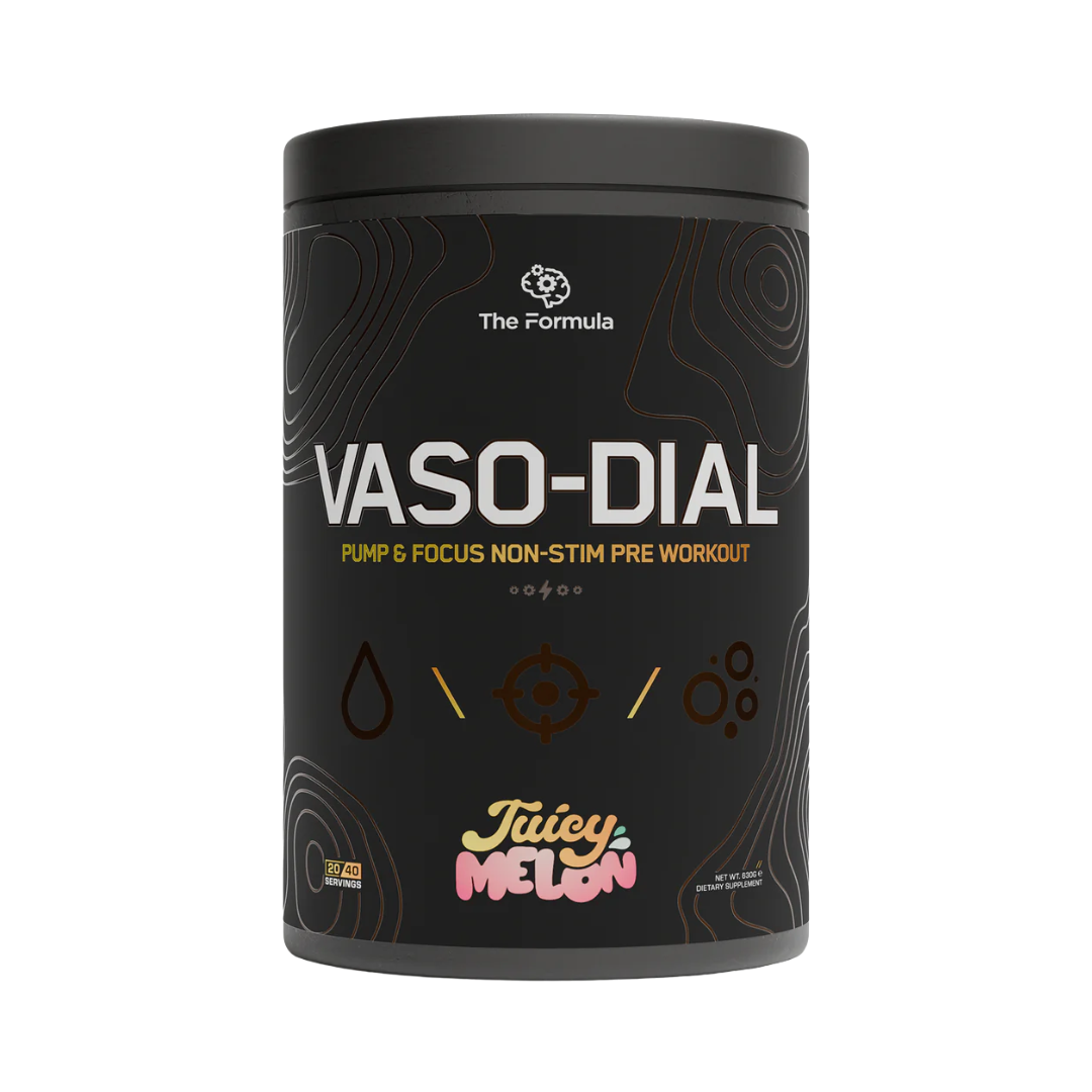 The Formula VASODIAL Non-Stim Pre Workout 630g Juicy Melon packshot