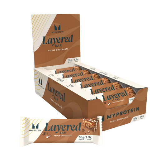 MyProtein-Layered-Bar-12x60g-Triple-Chocolate-Fudge Triple Chocolate Fudge packshot