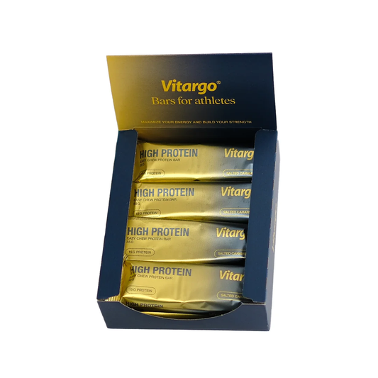 Vitargo High Protein Bar 12x55g Salted Caramel packshot