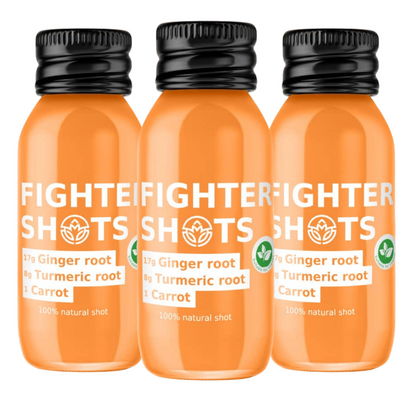 Fighter Shots 12x60ml Ginger + Turmeric + Carrot