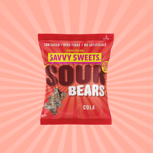 Savvy Sweets Sour Cola Bears 50g