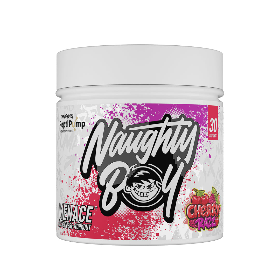 Naughty Boy Menace 210g Cherry Raz packshot