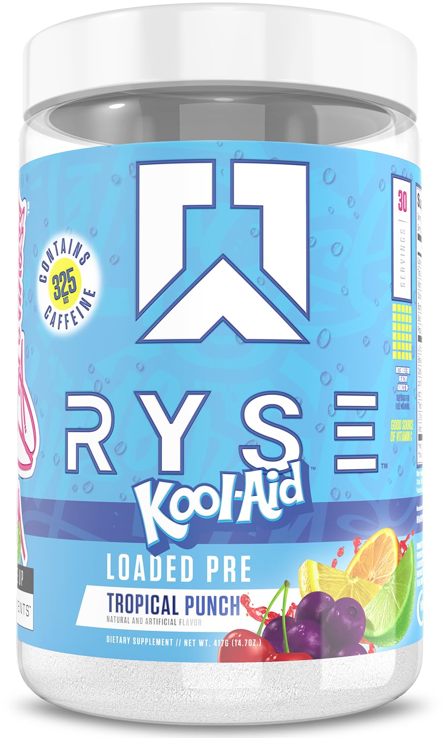 RYSE Kool-Aid Loaded Pre tub, TROPICAL PUNCH