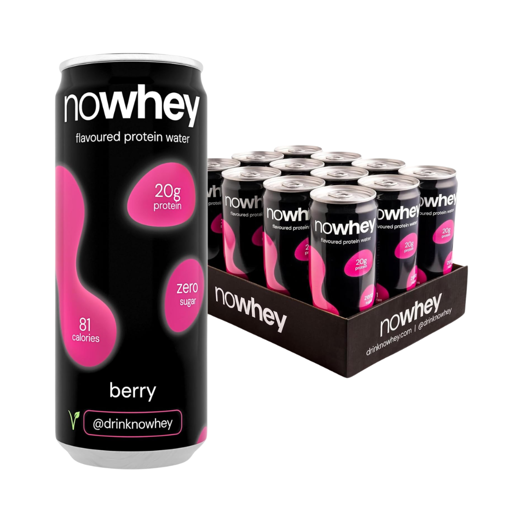 NoWhey Flavoured Protein Water 12x330ml Berry packshot