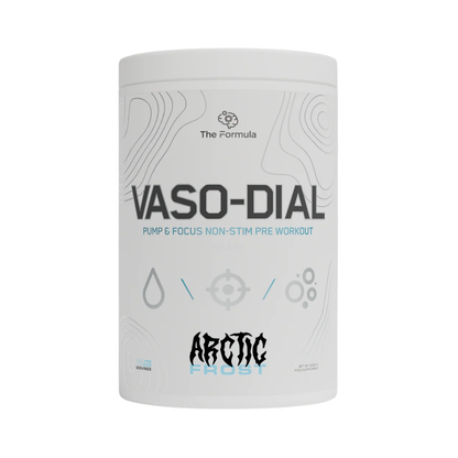The Formula VASODIAL Non-Stim Pre Workout 630g Arctic Frost packshot