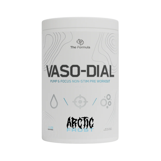 The Formula VASODIAL Non-Stim Pre Workout 630g Arctic Frost packshot