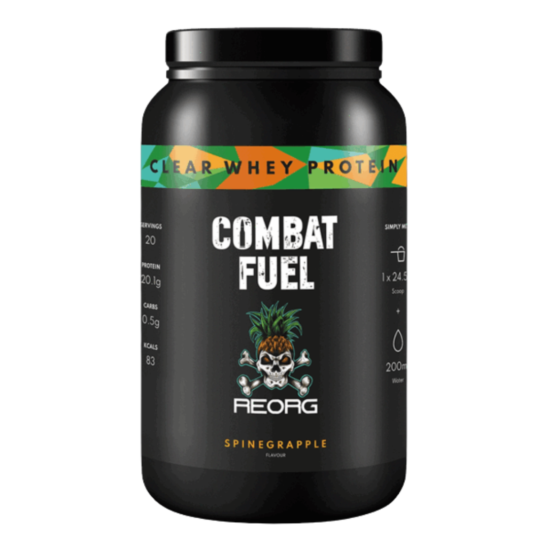 Combat Fuel Clear Whey Protein 490g Spinegrapple packshot