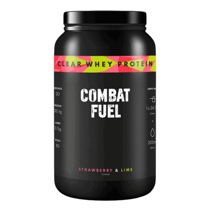 Combat Fuel Clear Whey Protein 490g Strawberry & Lime packshot
