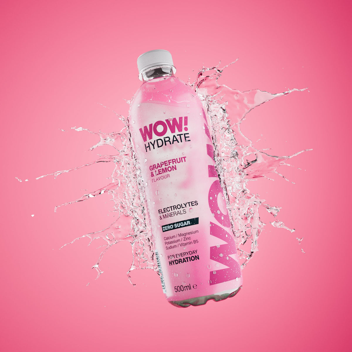 WOW! Hydrate 12x500ml Grapefruit & Lemon