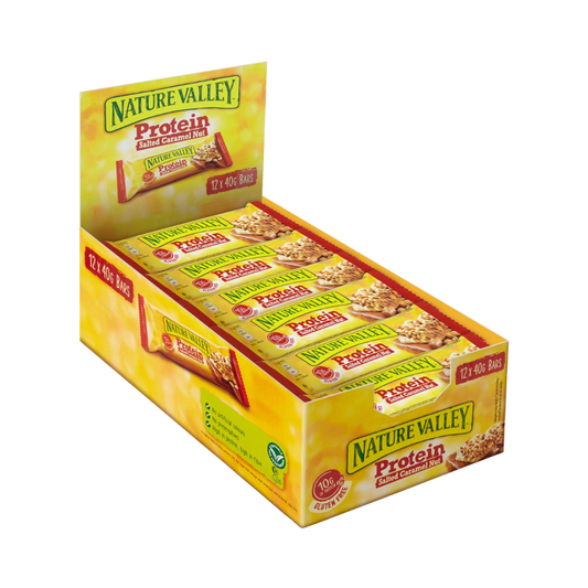 Nature Valley Proten 12x40g Salted Caramel Nut packshot