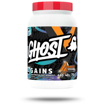 Ghost Clear Gains Protein 1230g Orange Cream packshot
