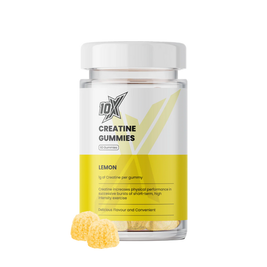 10X Athletic Creatine Gummies 60Softgels Lemon packshot