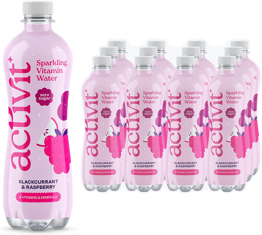 Activit Sparkling Vitamin Water Blackcurrant & Raspberry