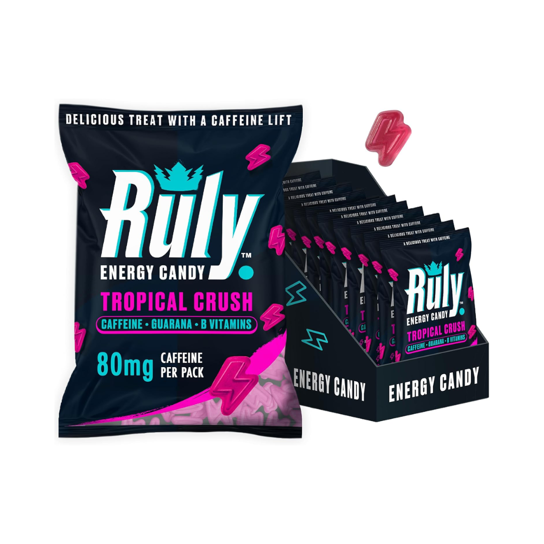 Ruly Energy Gummies 12x42g Tropical Crush packshot
