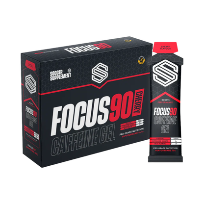 Soccer Supplement Focus90 Caffeine Gel 12x70g Cherry packshot