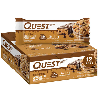 Quest Dipped Protein Bar Chocolate Chip Cookie Dough