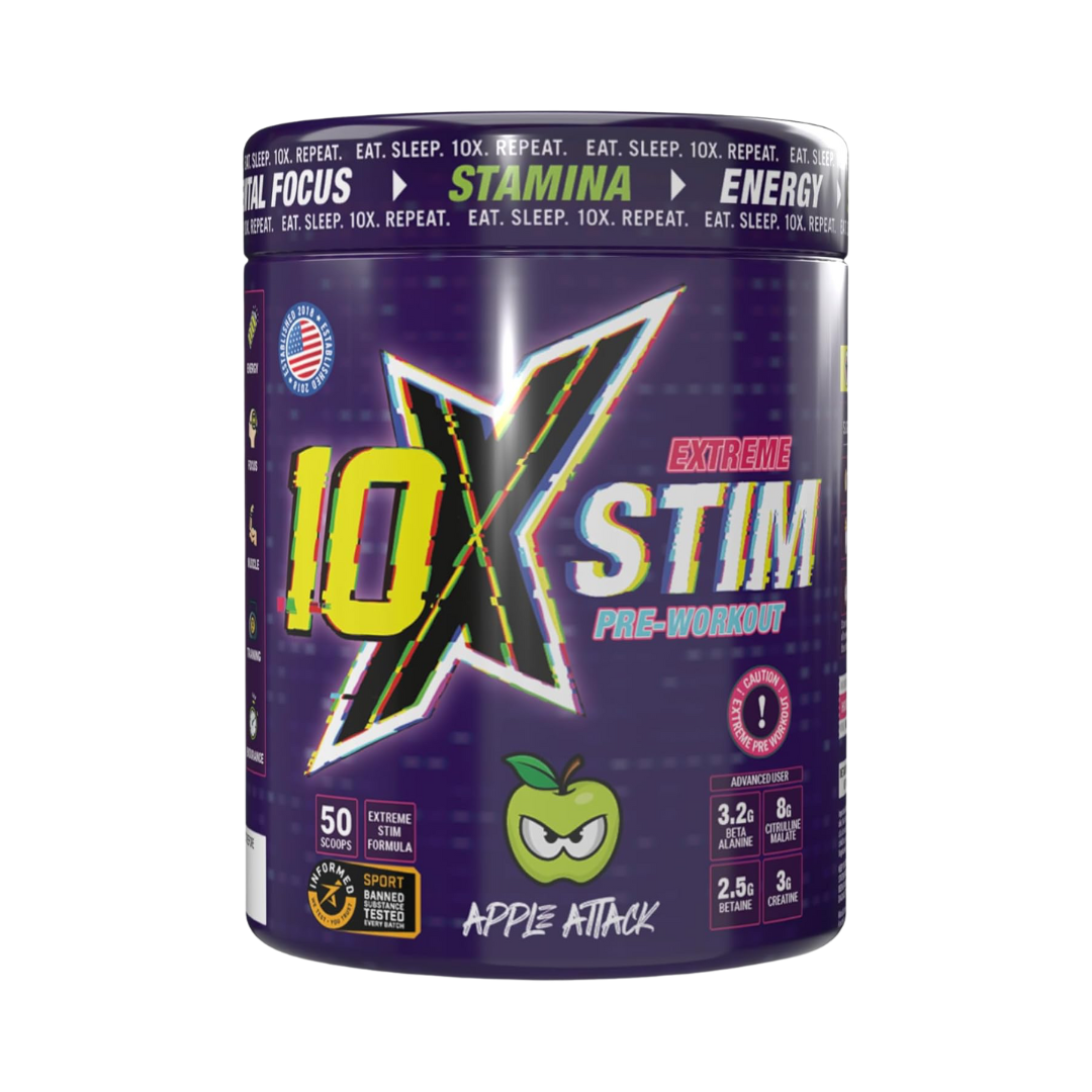 10X Athletic STIM 600g Apple Attack packshot