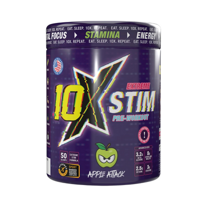 10X Athletic STIM 600g Apple Attack packshot