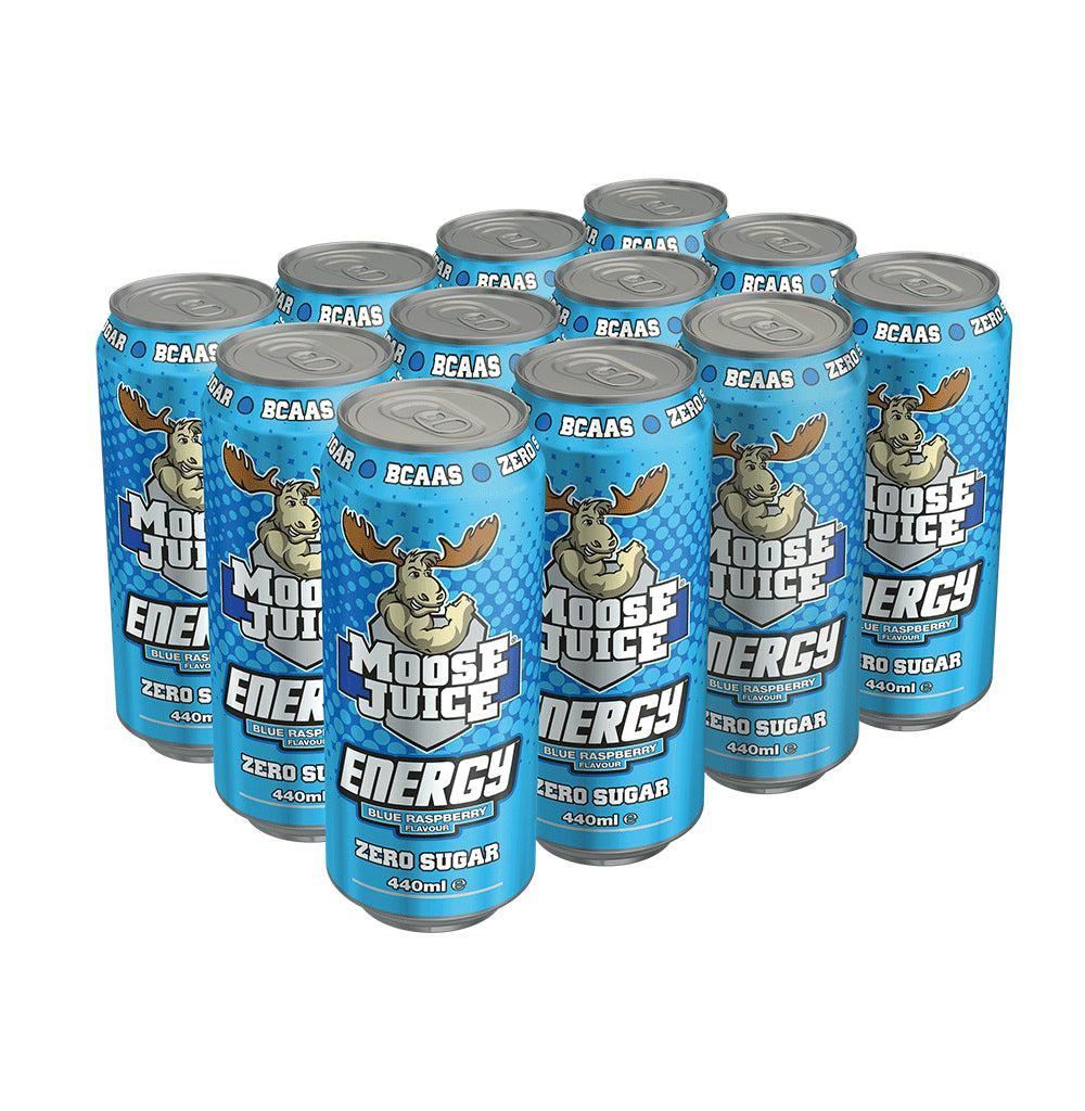 Muscle Moose Moose Juice 12x440ml Blue Raspberry packshot