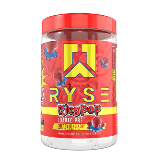 RYSE Loaded Pre-Workout 420g Ring Pop Cherry packshot
