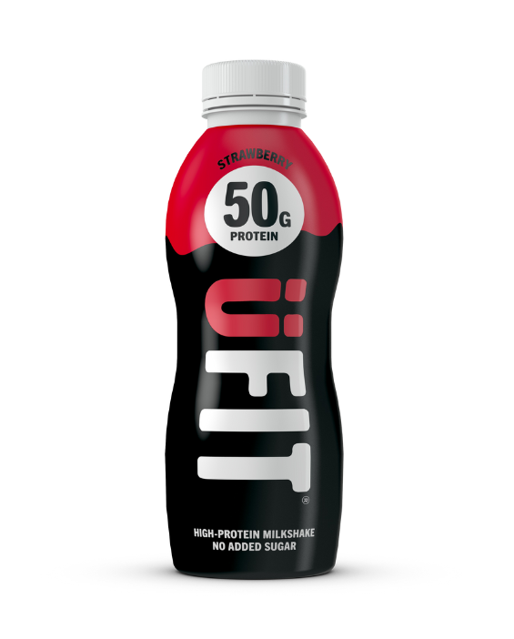 UFIT Protein RTD 8x500ml Strawberry packshot