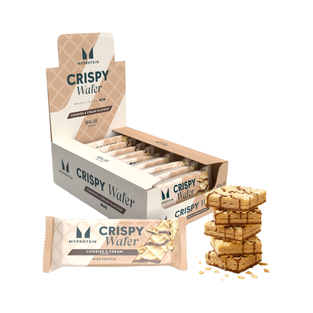 MyProtein Wafer 10 x 40g Cookies & Cream packshot