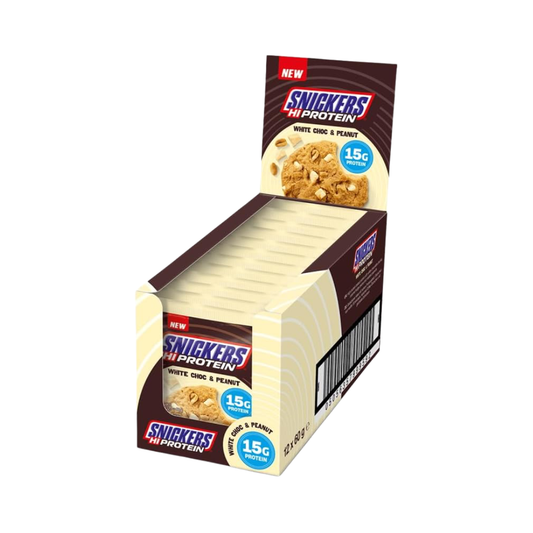 Snickers Protein Cookie 12x60g White Chocolate packshot