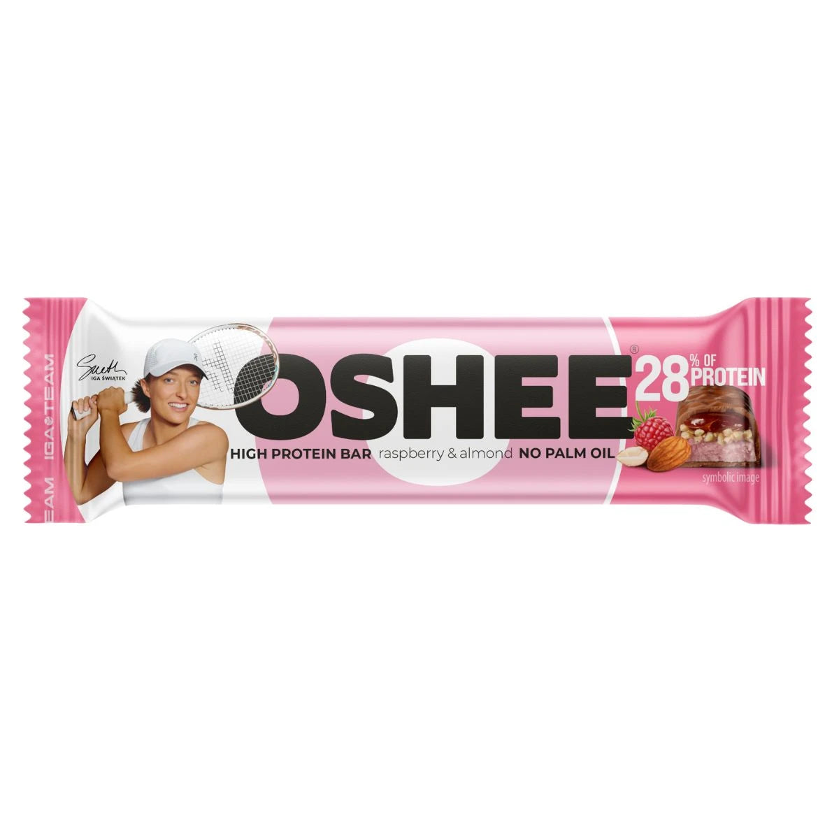 OSHEE High Protein Bar Raspberry & Almond 49g