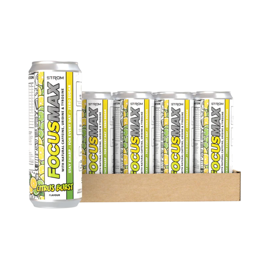 Strom Sports FocusMax Can 12x500ml Citrus Burst packshot