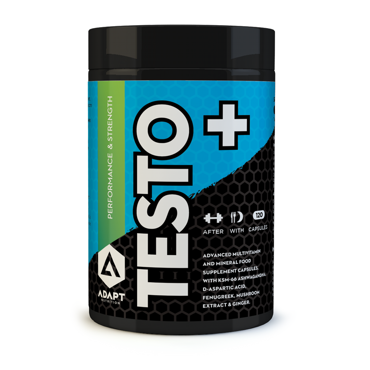 Adapt Nutrition Testo+ 120 Caps — ADA012