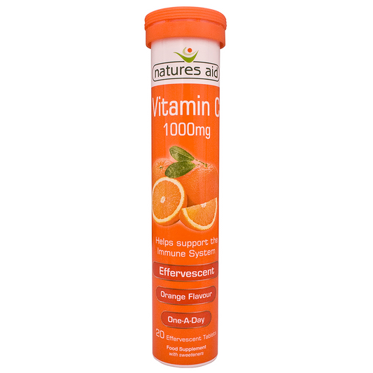 Natures Aid Vitamin C Effervescent 20 Tabs — AID012