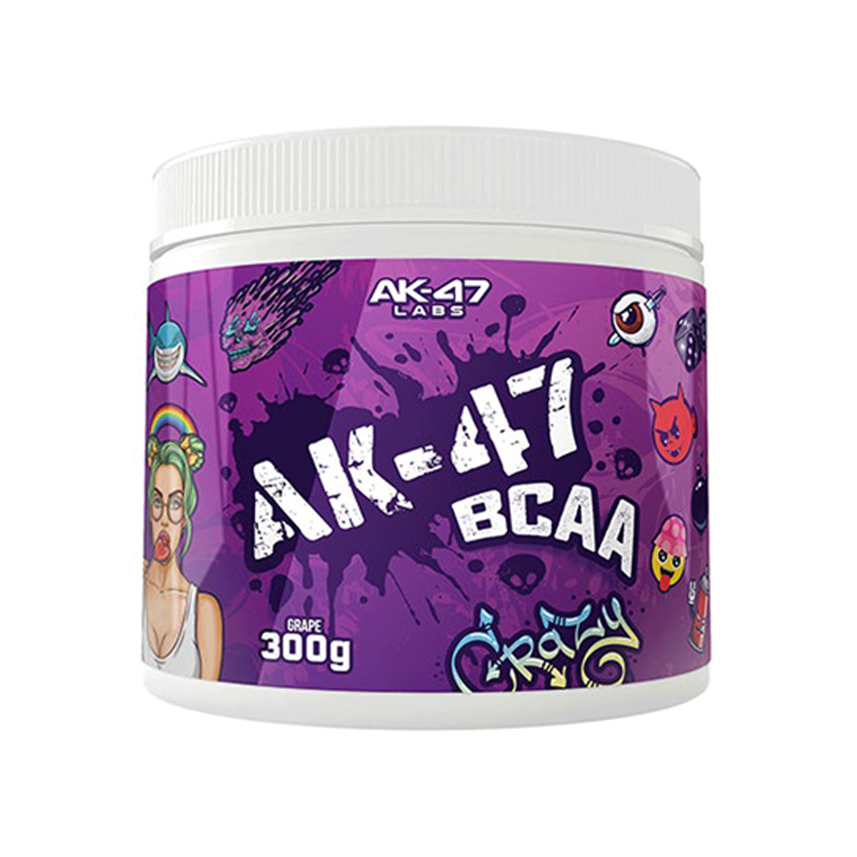AK-47 Labs BCAA 300g - Blue Raspberry product packaging