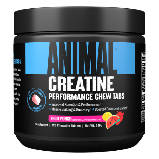 Animal Creatine Chews 120 Tabs - Fruit Punch product packaging