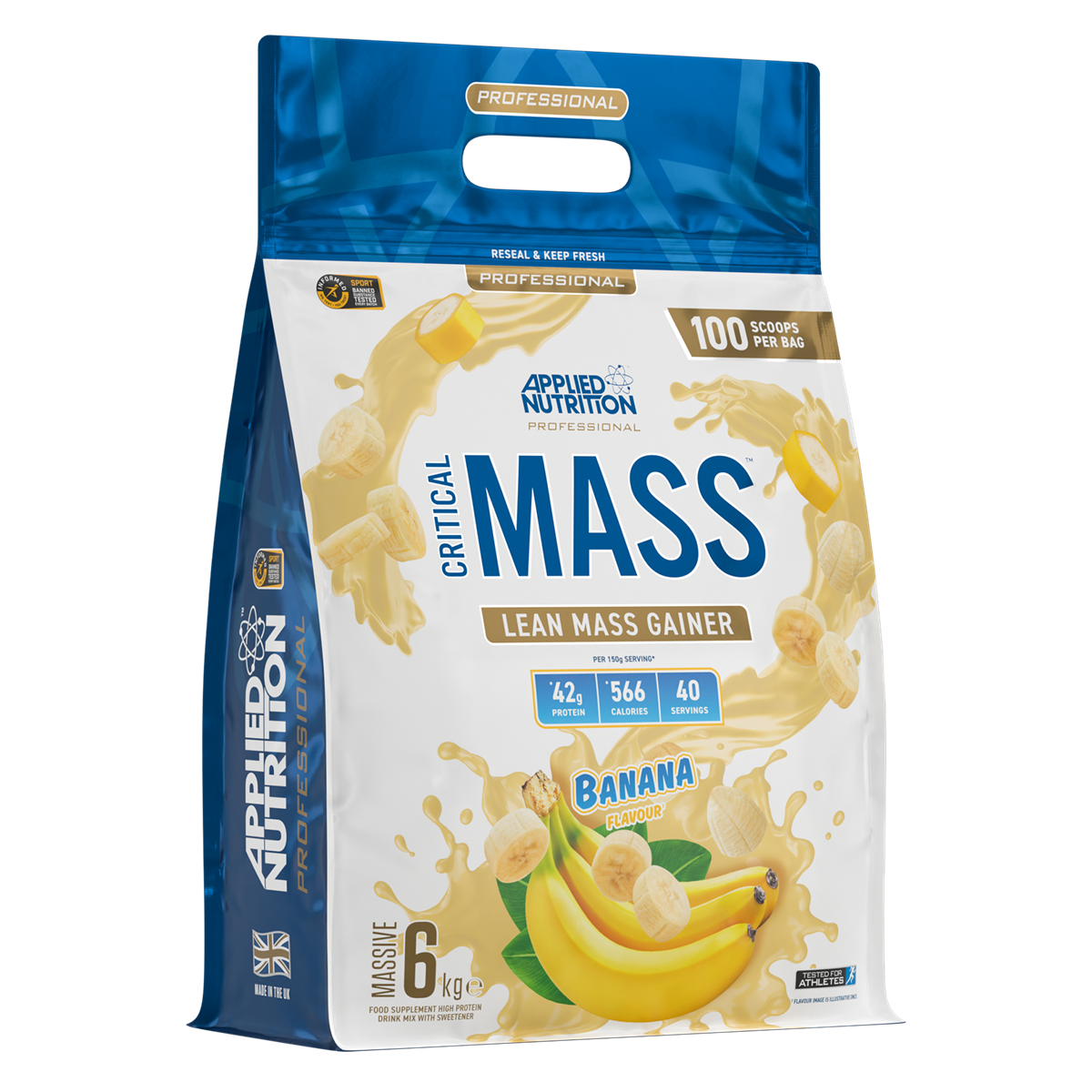 Applied Nutrition Critical Mass Professional 6kg - Banana product packaging