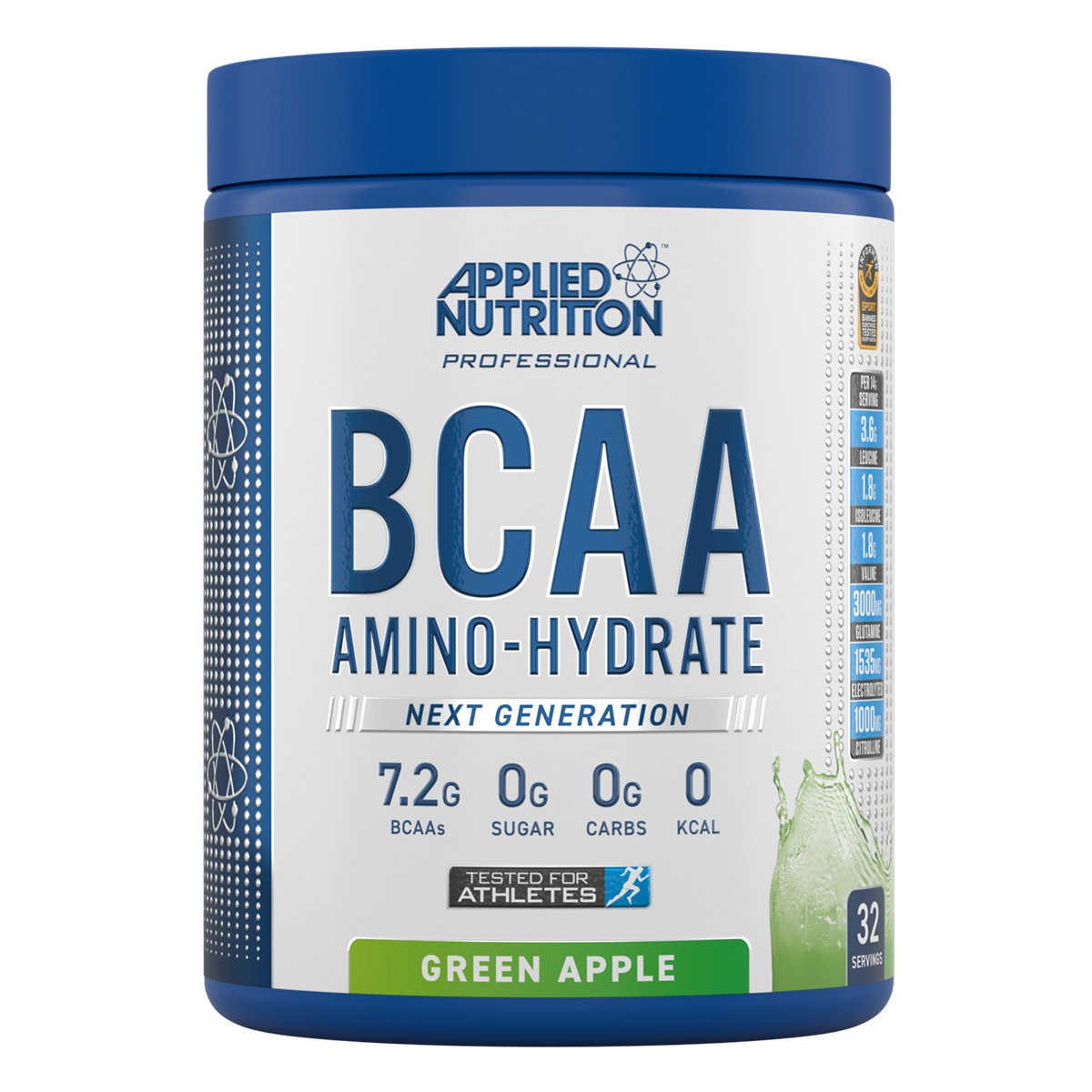 Applied Nutrition BCAA Amino-Hydrate 450g - Green Apple product packaging