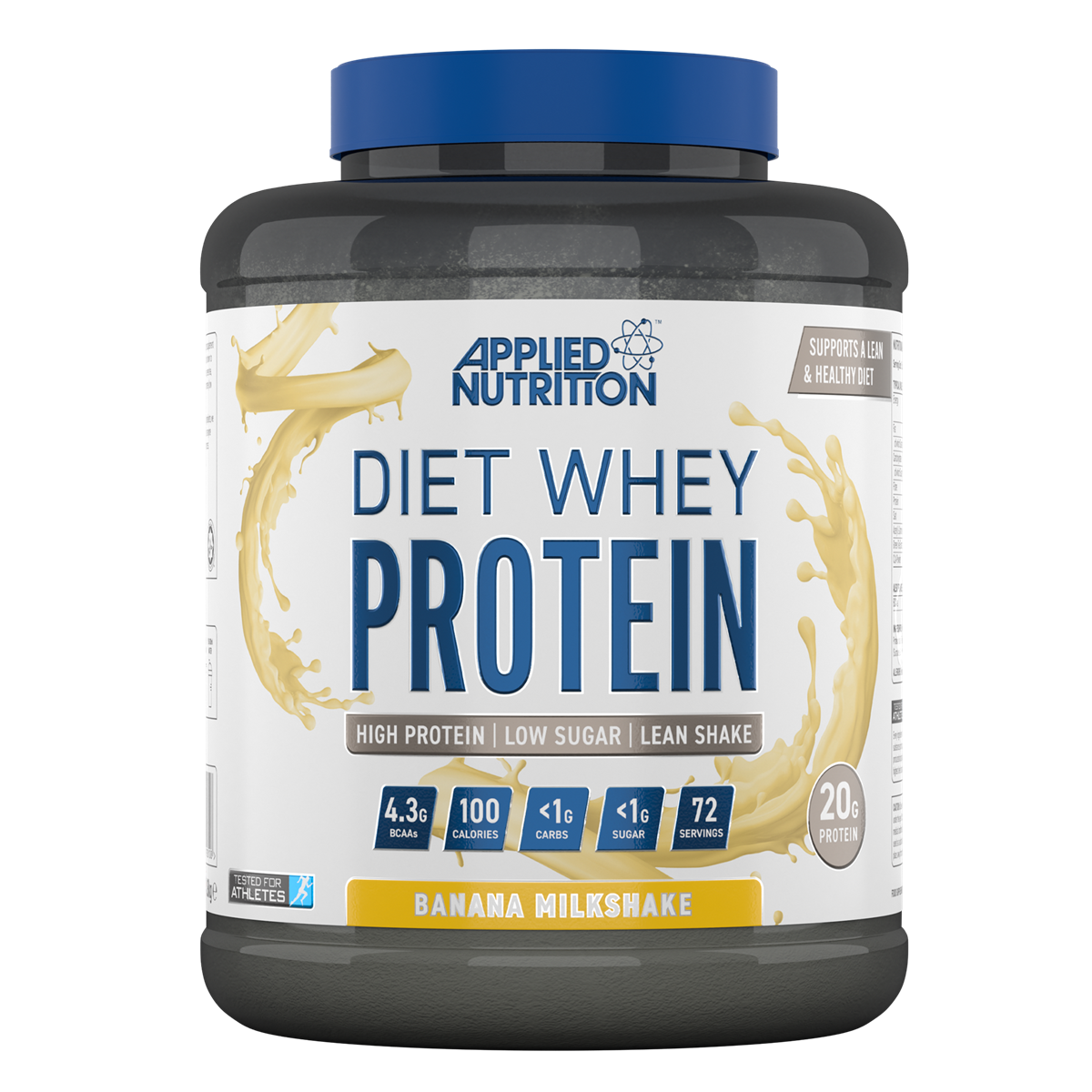 Applied Nutrition Diet Protein 1.8kg - Banana Milkshake product packaging