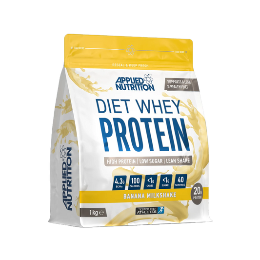 Applied Nutrition Diet Protein 1kg - Banana Milkshake product packaging