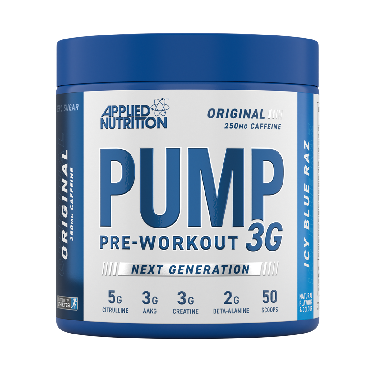 Applied Nutrition Pump 3g 375g - Icy Blue Raz product packaging