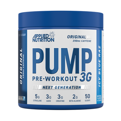 Applied Nutrition Pump 3g 375g - Icy Blue Raz product packaging