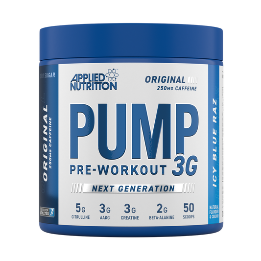 Applied Nutrition Pump 3g 375g - Icy Blue Raz product packaging