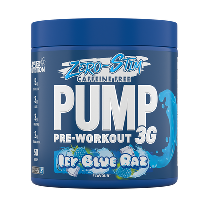 Applied Nutrition Pump 3g Zero 375g - Icy Blue Raz product packaging